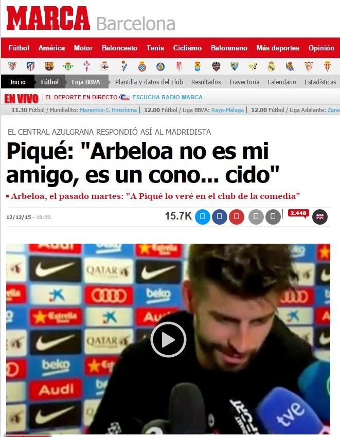 Moment revoltator in Spania! Declaratia scandaloasa a lui Pique despre un rival de la Real Madrid