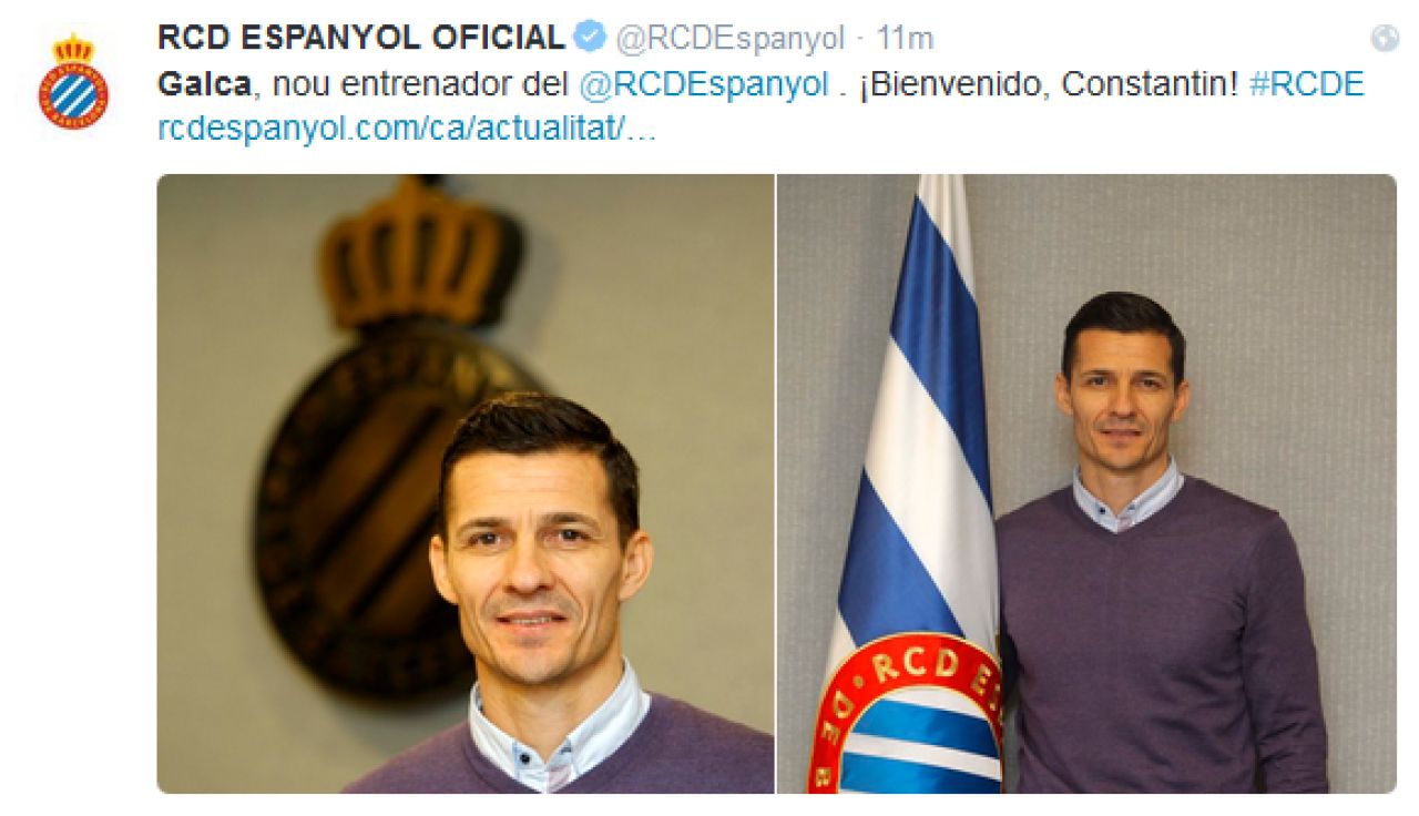 Omul care i-a adus Stelei trei trofee in primavara isi traieste visul! Galca este noul antrenor al lui Espanyol / OFICIAL_3