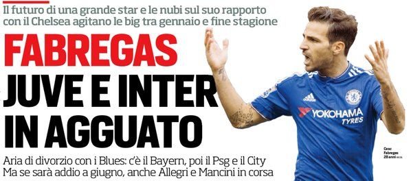 O SUPERVEDETA e gata sa plece de la Chelsea! Derby in Serie A pentru Fabregas. Unde poate ajunge_3