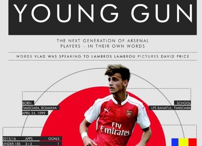 Senzational! Pustiul MINUNE Vlad e prezentat ca o SUPER VEDETA in programul de meci al lui Arsenal! Ce scriu englezii de noul OZIL_4