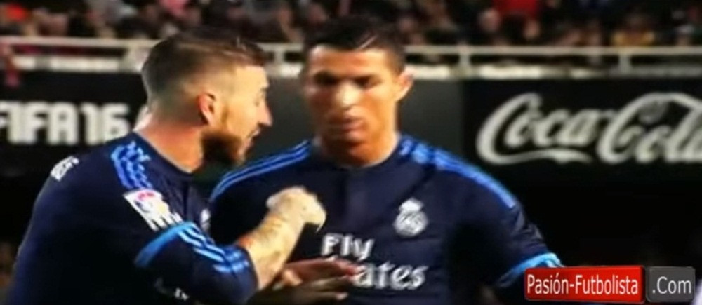 Imagini INCREDIBILE cu cearta intre Cristiano Ronaldo si Sergio Ramos la ultimul meci al lui Benitez! Starul portughez, facut KO de replica asta. VIDEO
