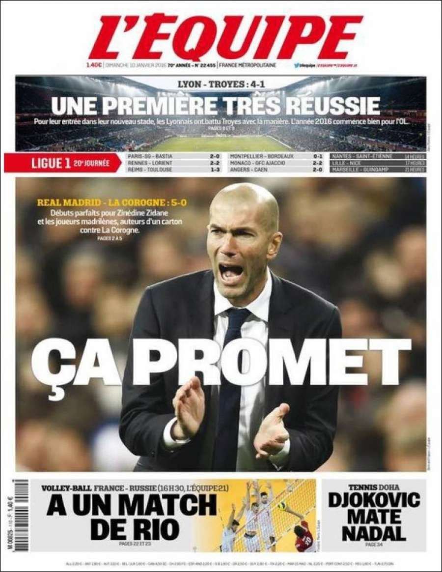 MAGNIFIC! Ce scriu ziarele din Spania dupa debutul SUPERB al lui Zidane la Real