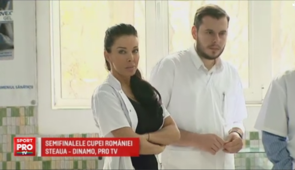 Borcea i-ar fi dat o prima :) Cum a reactionat Steliano Filip cand a vazut pe hol o doctorita sexy la vizita medicala VIDEO_2