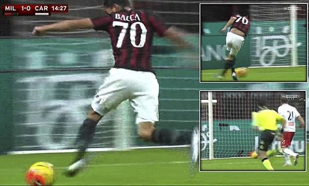 GOL SENZATIONAL reusit de Bacca pentru Milan! RABONA geniala cu care a reusit sa inscrie. VIDEO