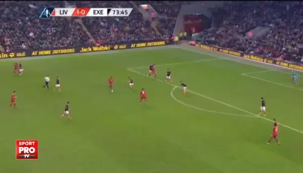 GOL Ojo, in Liverpool - Exeter, meci din Cupa Angliei