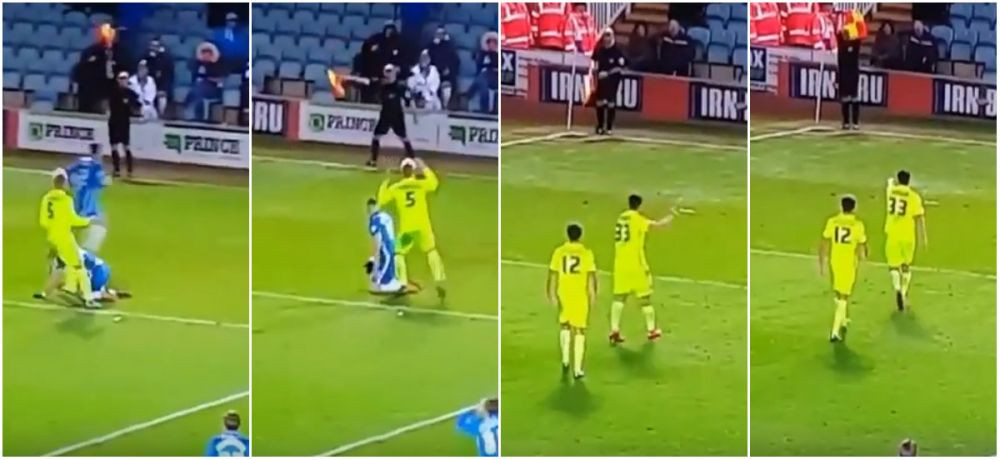 Cel mai dezorientat arbitru a luat 5 decizii diferite in 5 secunde: penalty, aut, corner, sau schimbare? :))