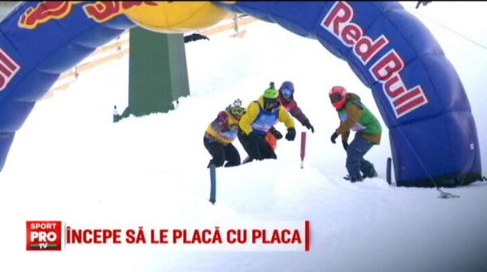 Hai ca incepe sa ne PLACA :) Cei mai buni snowboarderi s-au intrecut astazi intr-o competitie spectaculoasa la Platinis VIDEO