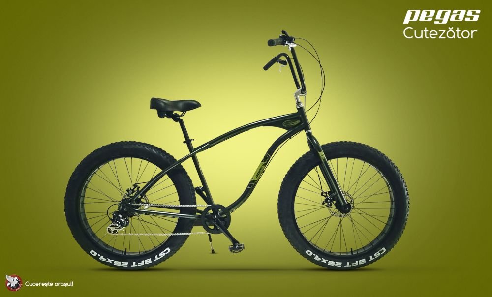 (P) Atelierele Pegas prezinta Noul Pegas Cutezator, primul Fat Bike din gama Pegas