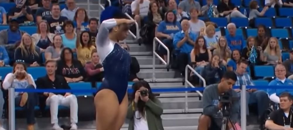 10! 10! 10! Momentul GENIAL al acestei gimnaste! Muzica a inceput sa cante, ea a facut ceva la care nimeni nu se astepta! VIDEO