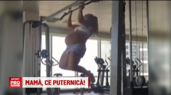 E gravida in luna a 9-a, dar reuseste lucruri incredibile in sala! Ce a reusit aceasta viitoare mamica