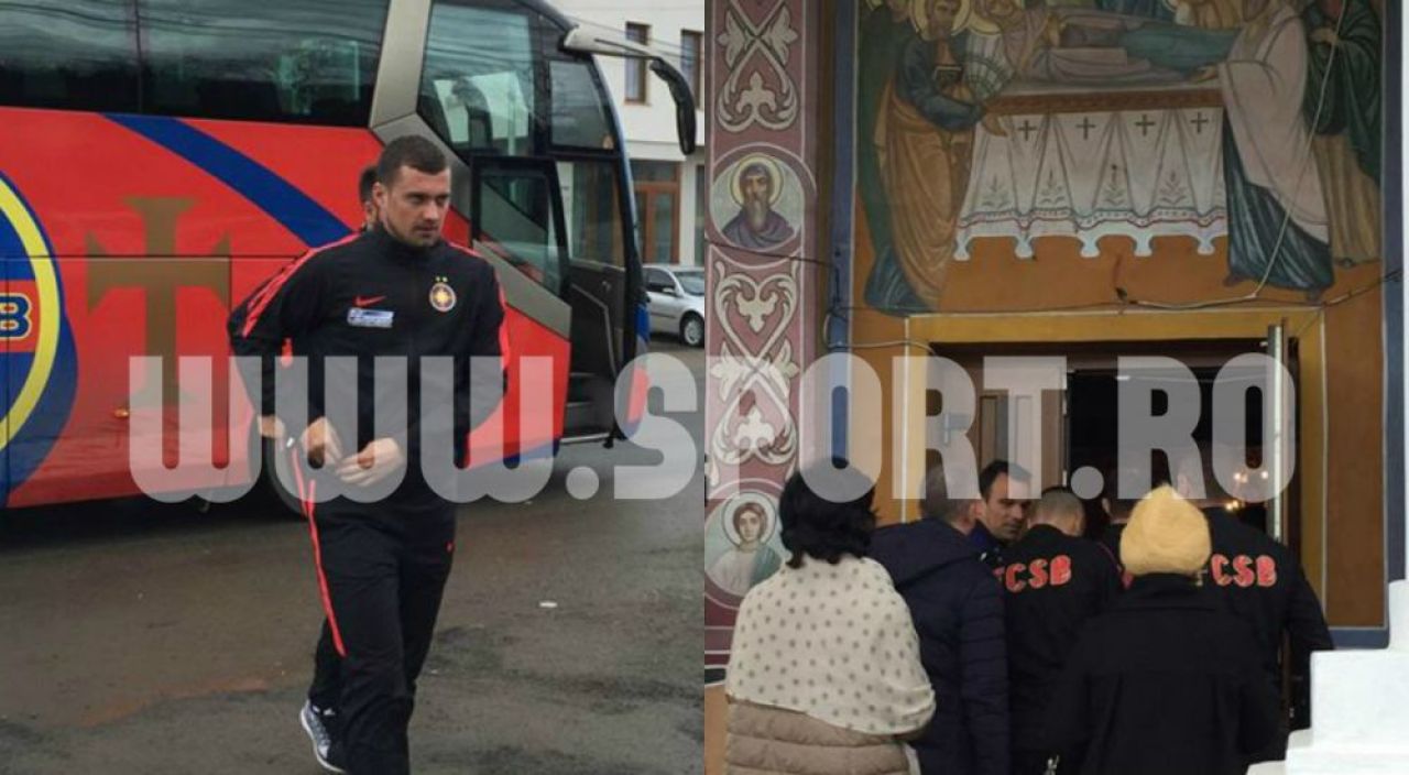 EXCLUSIV Mesajul lui Gigi Becali pentru jucatori, cand i-a vazut in curtea bisericii! Ce le-a spus in aceasta dimineata_1