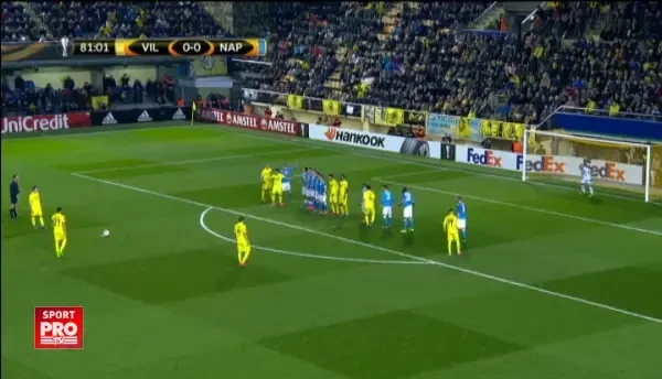Pustiul imprumutat de Barcelona o rapune pe Napoli cu un gol superb! VILLARREAL 1-0 Napoli - VIDEO