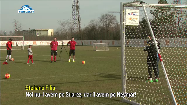 Steliano Filip si Patrick Petre i-au copiat pe Messi si Suarez! Ce a iesit cand au incercat sa repete penaltyul Barcelonei. VIDEO