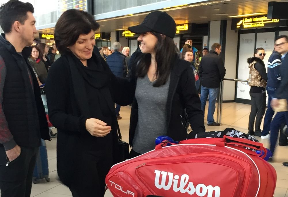 Simona Halep a revenit in tara dupa esecurile de la Dubai si Doha: 