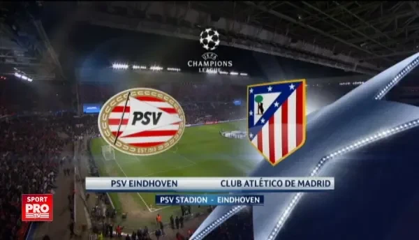 PSV 0-0 Atletico Madrid (prima repriza)