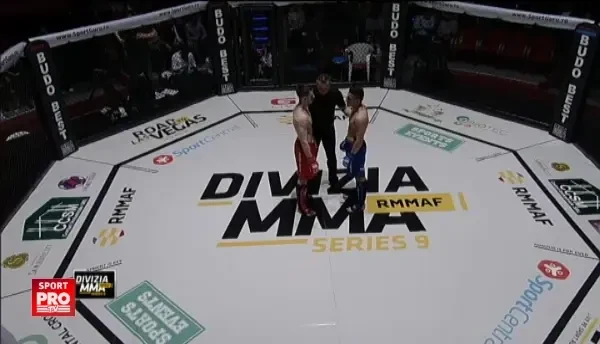 Divizia MMA | Bataie Nationala: Marius Spac il face KO pe Alexandru Badoiu in prima runda, cu o lovitura fulgeratoare de stanga