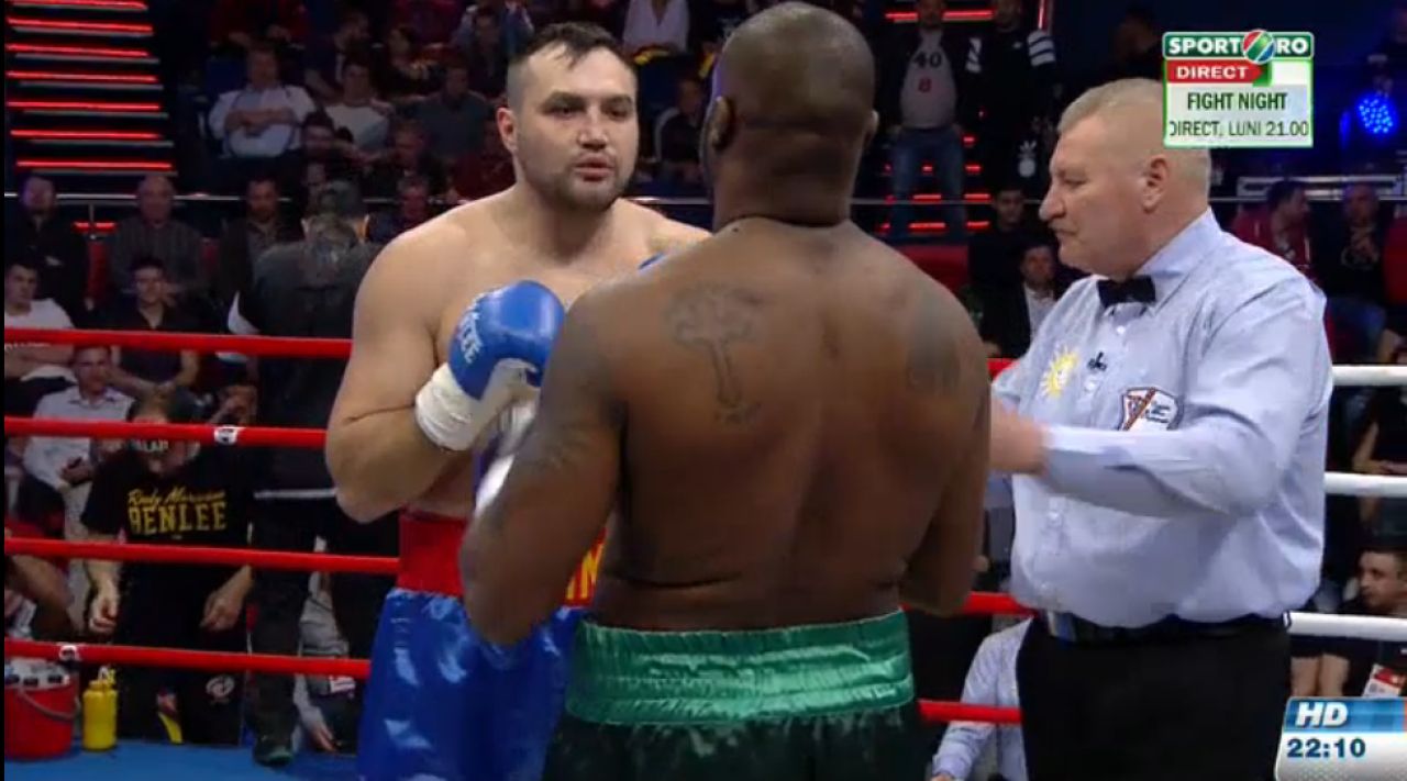 VIDEO: SIMION a castigat centura intercontinentala IBF pentru Romania! Ciocan, KO in prima repriza! Dinu l-a DISTRUS in prima repriza pe Goles_3