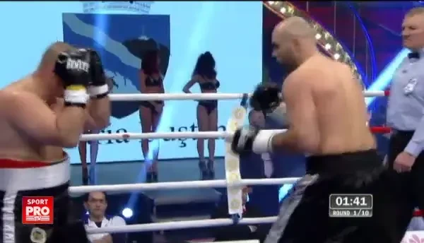 Dinu il face KO pe Goles in prima repriza!