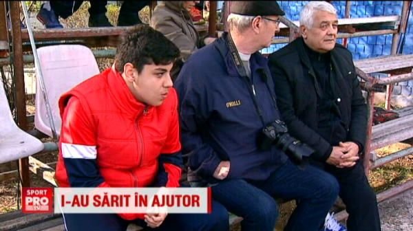 Gest minunat pentru un tanar jucator de rugby are nu are o MANA! Gatu, Izbasa si Covaliu i-au donat 6000 de lei! VIDEO