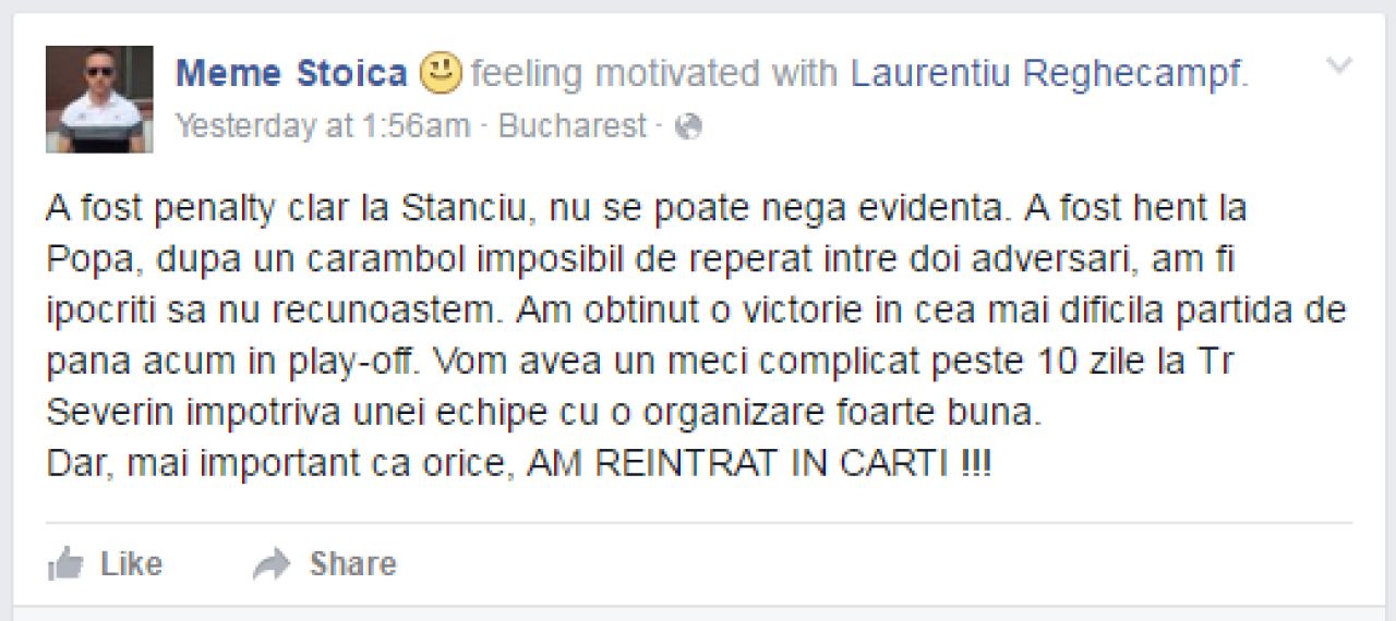 MM Stoica iese la atac: