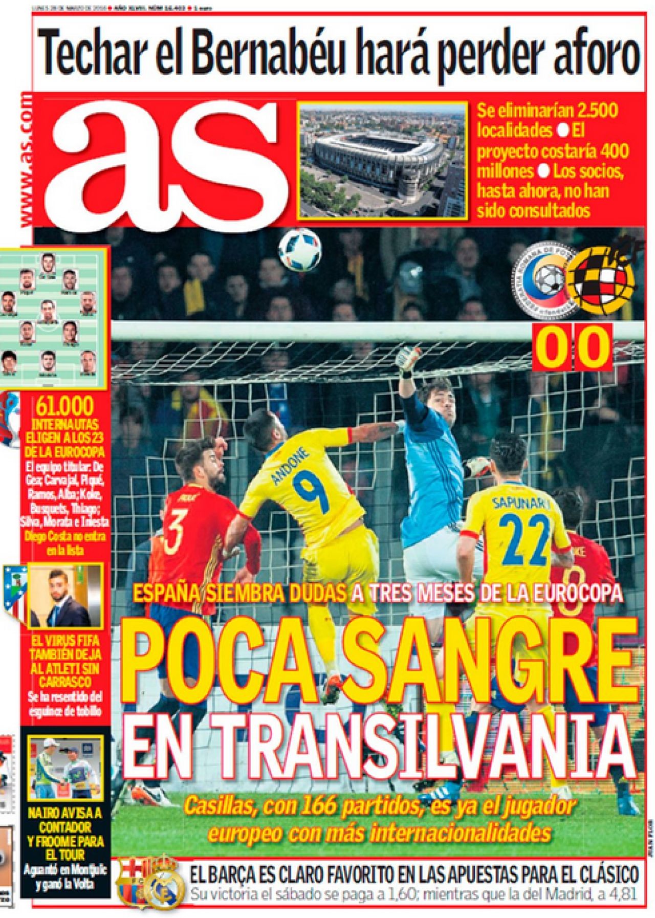 AS, astazi pe prima pagina: