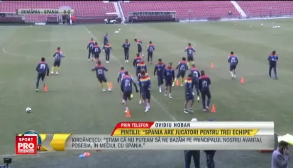 Explicatia lui Hoban pentru aparitia de la momentul imnului! De ce si-a umplut tricoul cu autografele spaniolilor