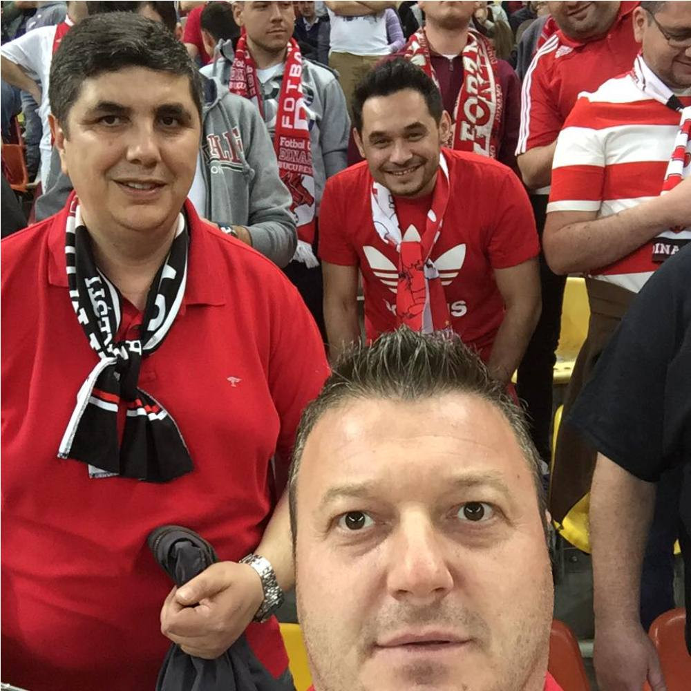 Din Las Fierbinti, in peluza lui Dinamo :) Aparitie surpriza la primul meci pe National Arena in 2016! Cine a venit la meci. FOTO