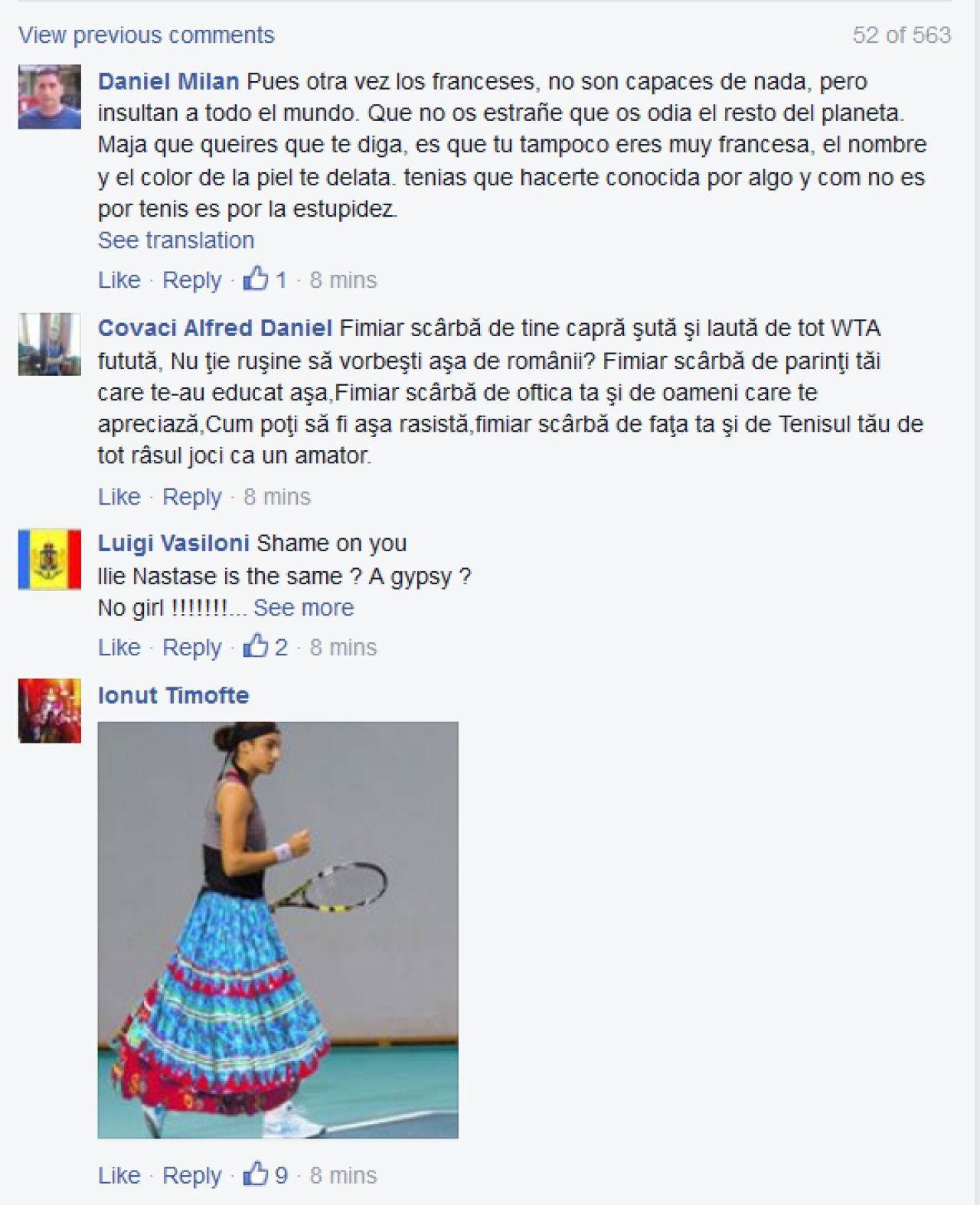 WTA ofera prima reactie in dosarul Begu - Garcia: