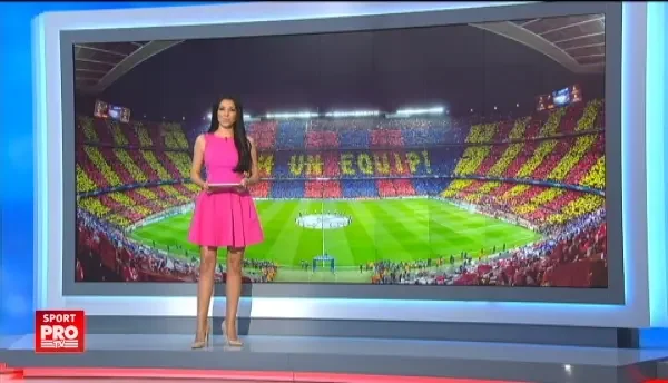 Imaginea saptamanii in Champions League! Ce a facut Mihai Bobonete pe Camp Nou la Barcelona - Atletico Madrid