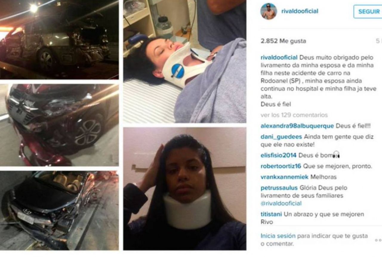 Momente groaznice pentru Rivaldo: familia fostului Balon de Aur, implicata intr-un accident in lant in Brazilia_1