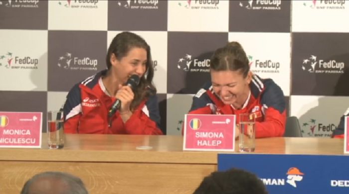 VIDEO: Hohote de ras astazi la conferinta de presa dupa ce jucatoarele au fost intrebate de substantele interzise! Ce jucatoare din echipa FedCup a avut probleme cu comisia antidoping_1