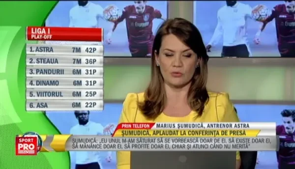 Anul trecut am ajutat Steaua sa ia campionatul Sumudica se teme de razbunarea ASA-ului. Mai avem 3 meciuri, orice e posibil