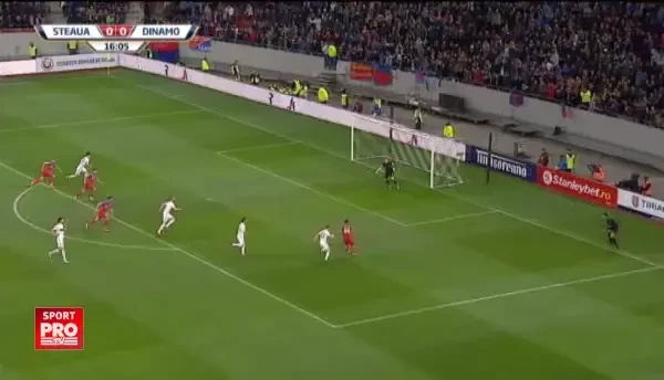 STEAUA 1-0 DINAMO. Enache marcheaza dupa o pasa superba a lui Stanciu