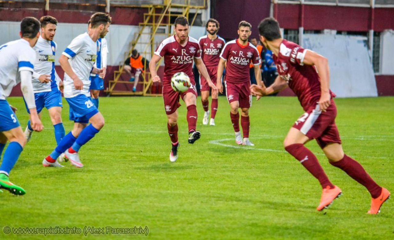 Victorie mare in lupta pentru promovare. Rapid 1-0 Calarasi si giulestenii au prima sansa la revenirea in Liga I, dar urmeaza un duel pe terenul Dunarii_1