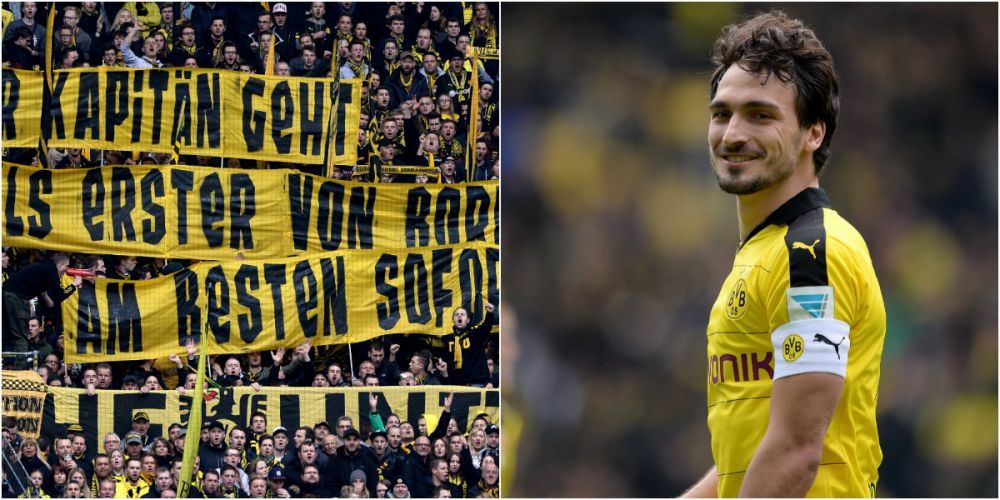 Reactia dura a fanilor Borussiei la adresa lui Hummels: capitanul se pregateste sa tradeze si a fost taxat de suporteri. Ce banner au afisat_4