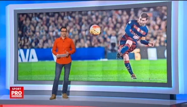 Messi fata in fata cu un URIAS! Cul i-a dat gol ca sa castige un SAC de bani