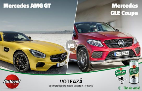 Primele semifinale Autovot 2016 se joaca azi: Hyundai Tucson vs. Renault Talisman si Mercedes AMG GT vs. GLE Coupe