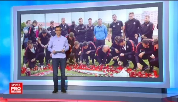 Stelistii s-au recules la altarul dedicat lui Patrick Ekeng si au fost aplaudati la plecare de fanii lui Dinamo. Ce a spus Laurentiu Reghecampf | VIDEO