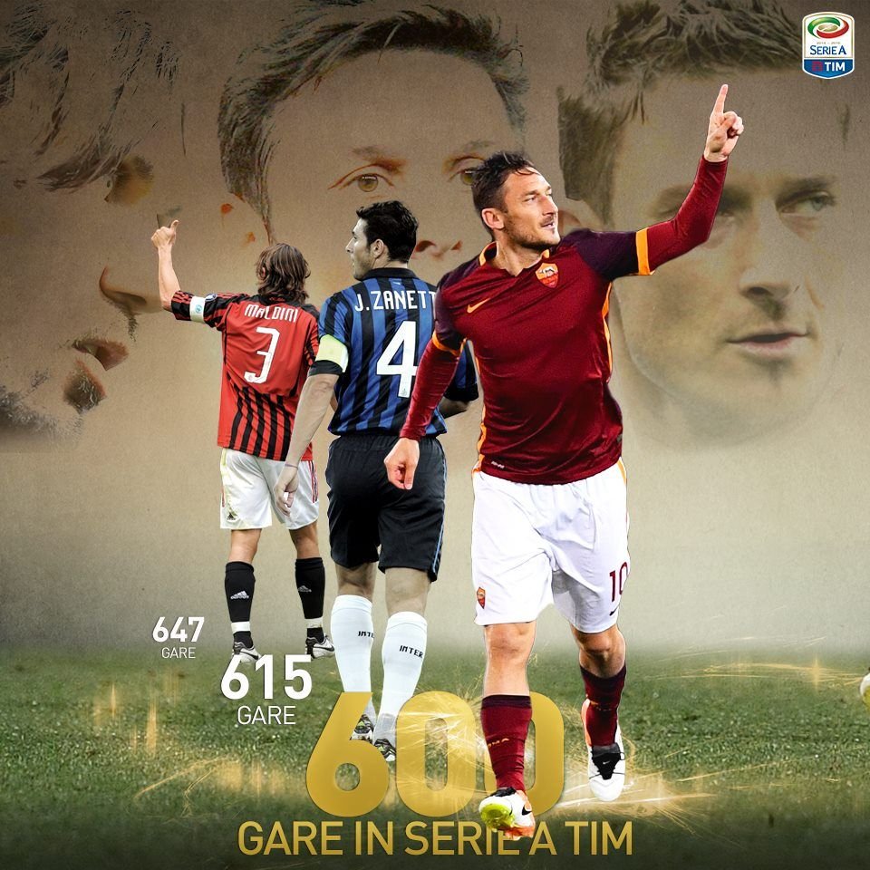 Totti a ajuns la 600 de meciuri in Serie A si a dat un assist genial. Legendarul atacant, al treilea in clasamentul aparitiilor, dupa Maldini si Zanetti
