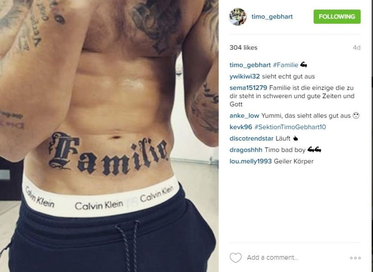 Amintirea pe viata cu care Gebhart pleaca din Romania! Ce TATUAJE de BAD BOY si-a facut inainte sa se intoarca in Germania_1