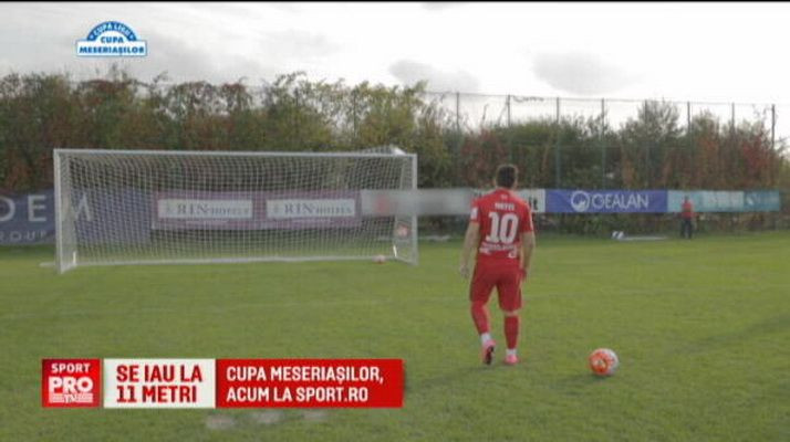 Finalistele Cupei, Dinamo si CFR, sunt cele mai tari la loviturile de la 11 metri. Fotbalistii celor doua echipe s-au dat in spectacol la Cupa Meseriasilor