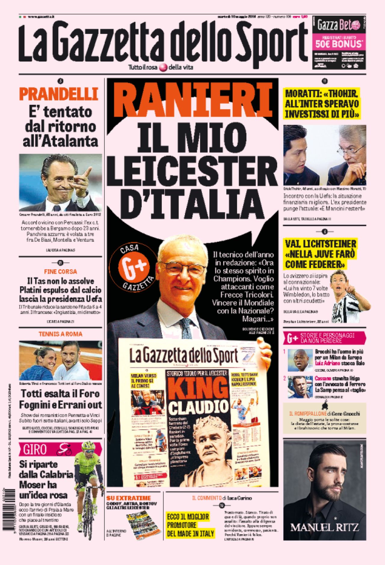 Transferul de Liga cu care Ranieri SOCHEAZA dupa ce a luat titlul: