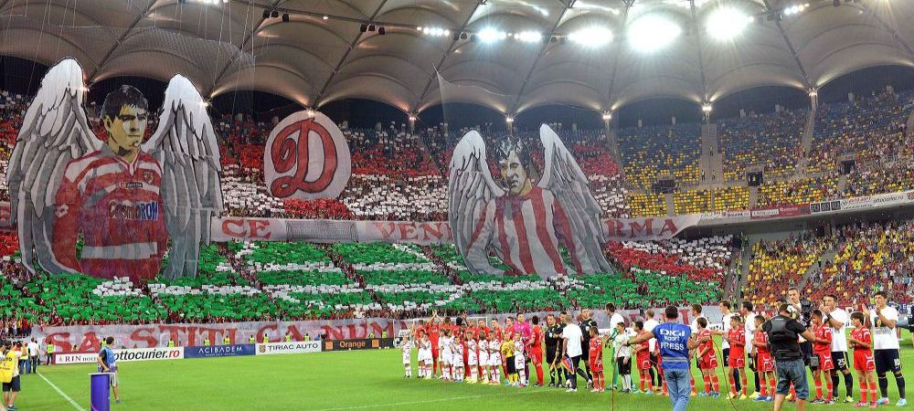 Dinamovistii pregatesc un nou moment MAGIC, in memoria lui Ekeng! Istoria coregrafiilor superbe reusite pe National Arena - VIDEO