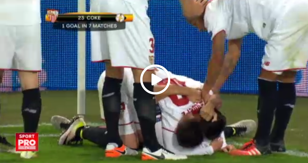 Faza colectiva de atac exceptionala a Sevillei la golul de 2-1. Apararea lui Liverpool, anihilata de spanioli | VIDEO