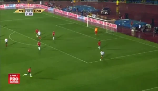 Schema geniala incercata de Hagi in meciul lui Stoichkov