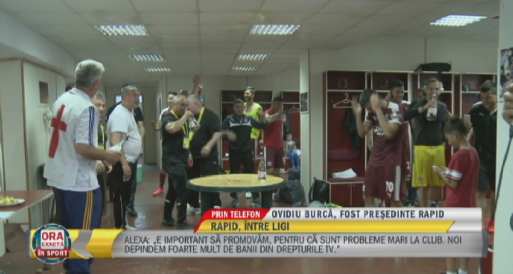 Burca: Nu cred ca Rapid mai poate sa scape de depunctare, e un pic straniu faptul ca Federatia inca mai asteapta! Cum poate promova echipa in Liga I chiar si cu -6