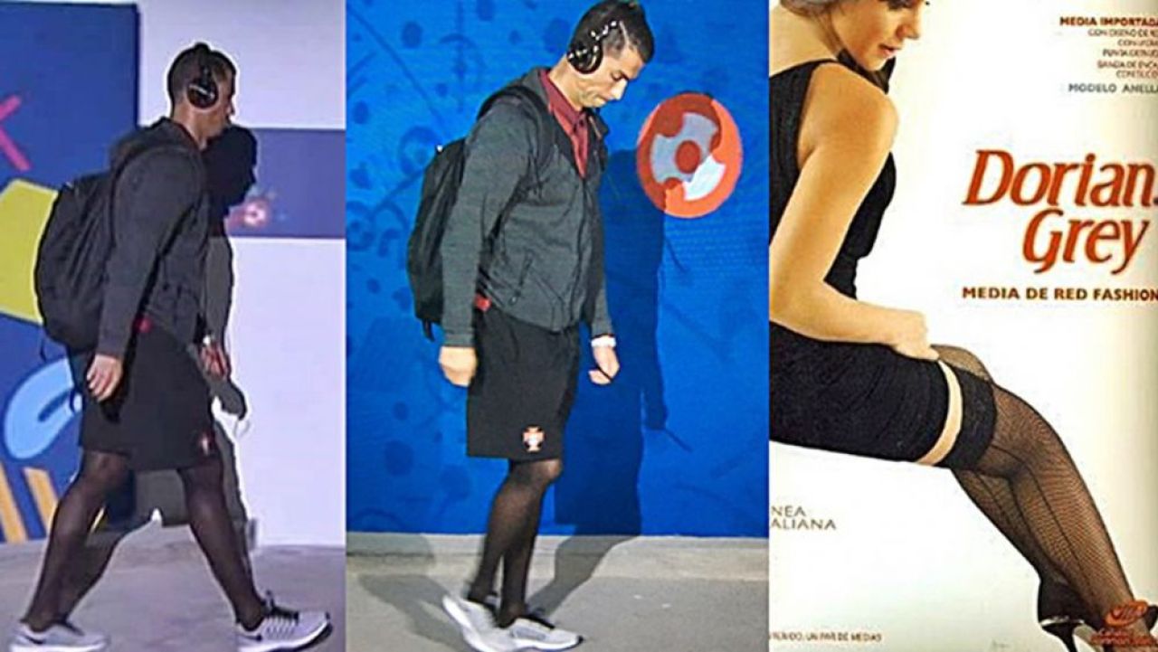 RECORD FAKER! Ronaldo, facut PRAF dupa jocul cu Austria! Portughezul, iroanizat pentru costumatia cu care a venit la meci. FOTO_2