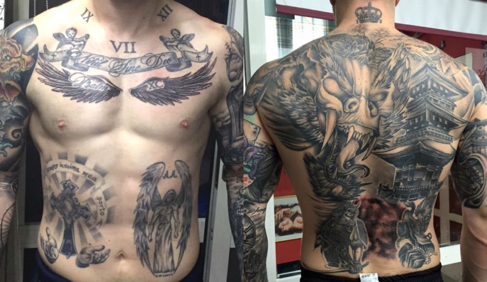 Cum arata cel mai PERICULOS politist de la brigada Antidrog! E plin de tatuaje si isi terorizeaza adversarii in ring! VIDEO_6