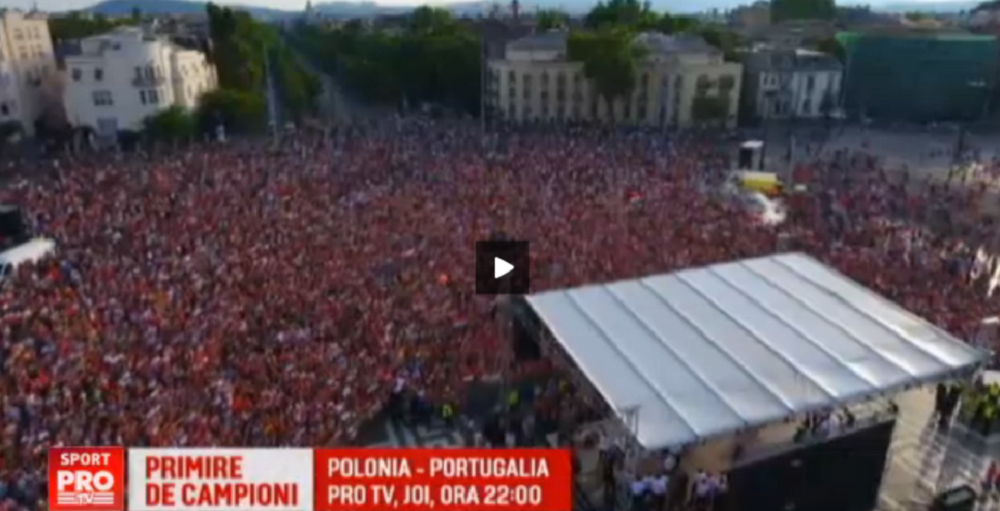 Primire fantastica la Budapesta pentru jucatorii Ungariei: mii de oameni i-au asteptat ca pe campioni, chiar daca au parasit Euro dupa 0-4 cu Belgia VIDEO