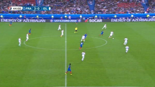 GOOOL Franta. Griezmann inscrie golul 100 la acest EURO, pentru 4-0 impotriva Islandei. VIDEO
